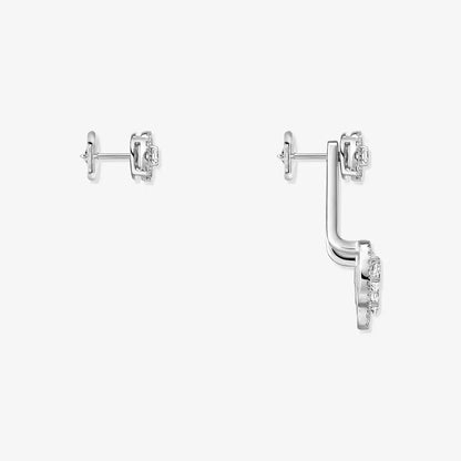 [Loran]MY TWIN TRIO DIAMOND EARRINGS