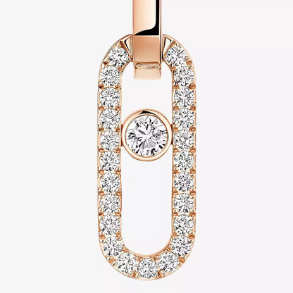 [Loran]MOVE LINK KINETIC DIAMOND EARRINGS