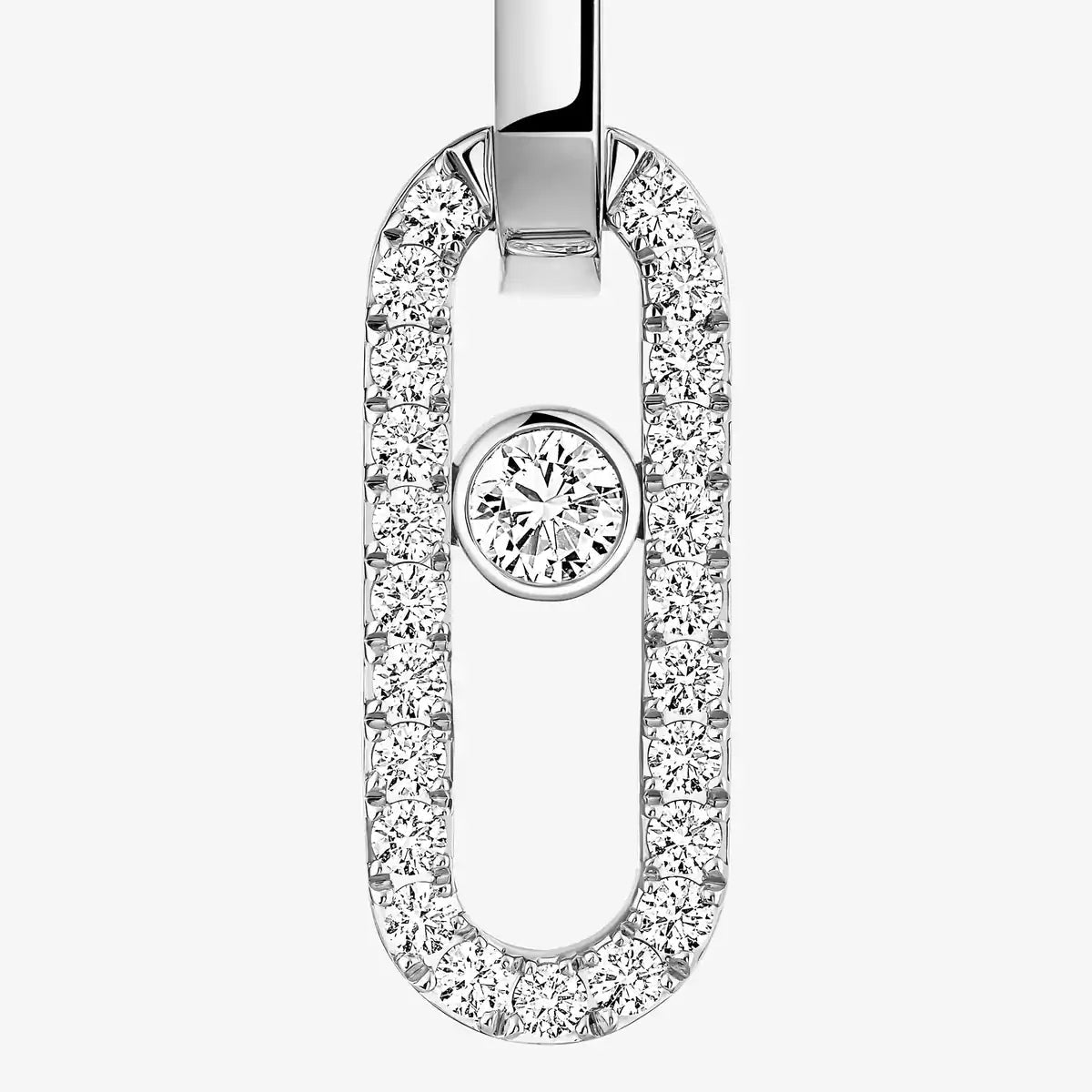 [Loran]MOVE LINK KINETIC DIAMOND EARRINGS