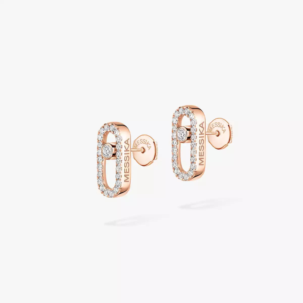 [Loran]MOVE UNO DIAMOND EARRINGS