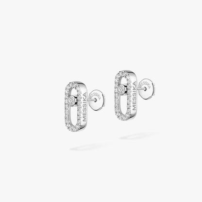 [Loran]MOVE UNO DIAMOND EARRINGS