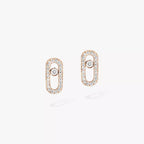 [Loran]MOVE UNO DIAMOND EARRINGS