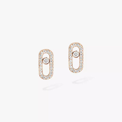 [Loran]MOVE UNO DIAMOND EARRINGS