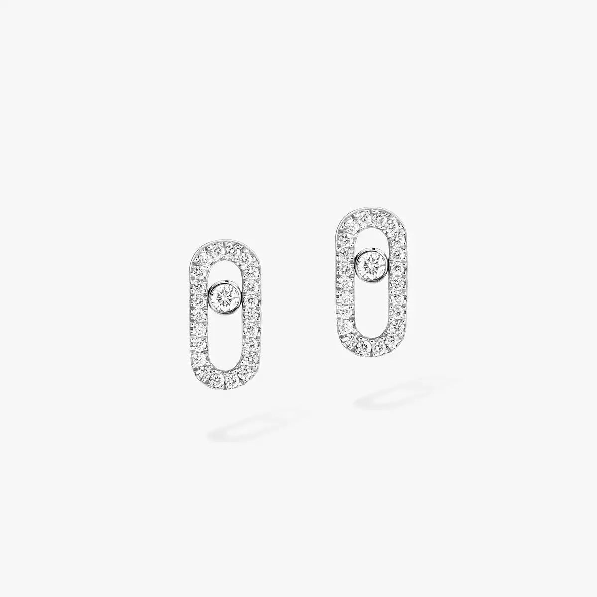 [Loran]MOVE UNO DIAMOND EARRINGS