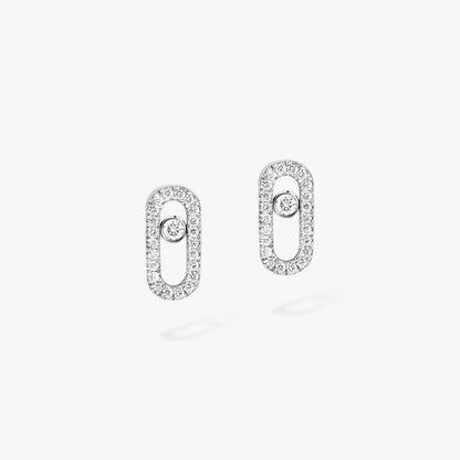 [Loran]MOVE UNO DIAMOND EARRINGS