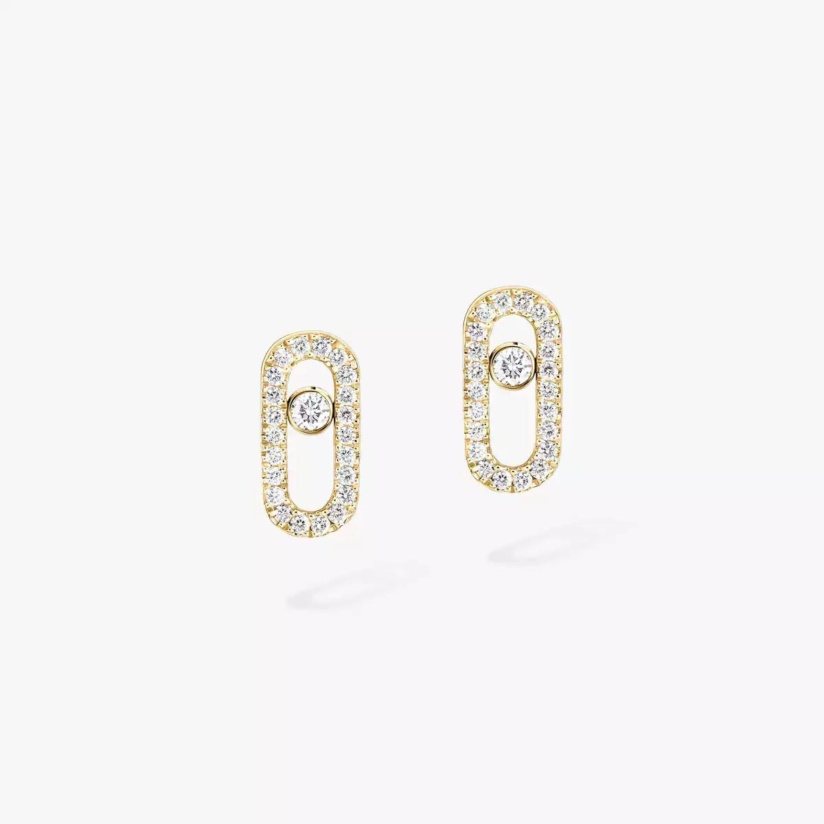 [Loran]MOVE UNO DIAMOND EARRINGS