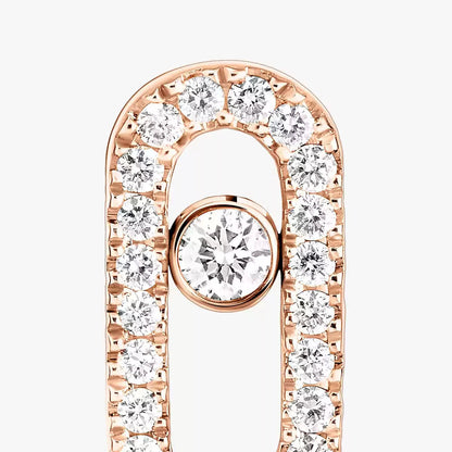 [Loran]MOVE UNO DIAMOND EARRINGS