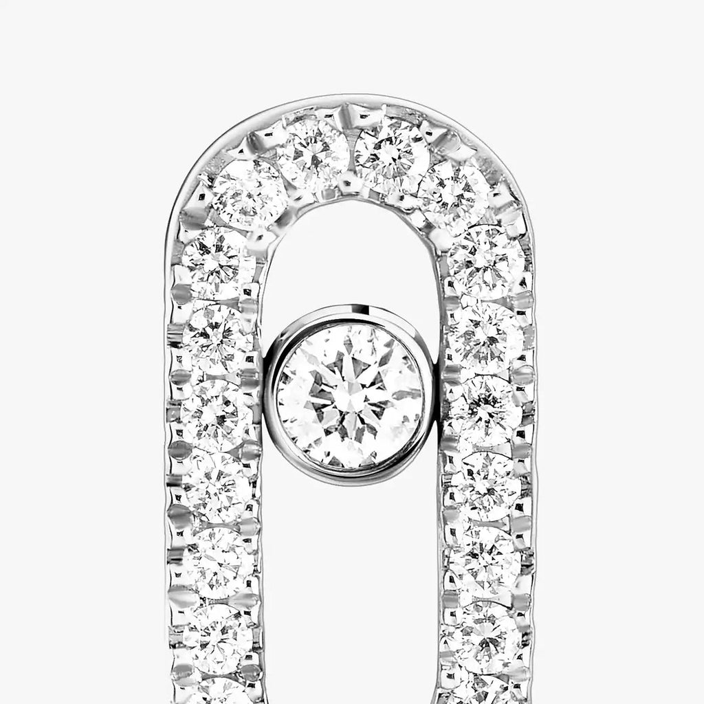 [Loran]MOVE UNO DIAMOND EARRINGS