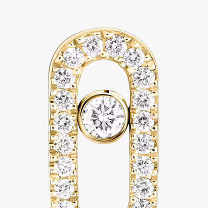 [Loran]MOVE UNO DIAMOND EARRINGS