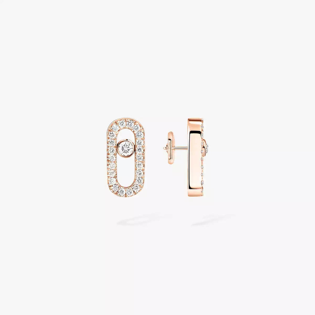 [Loran]MOVE UNO DIAMOND EARRINGS