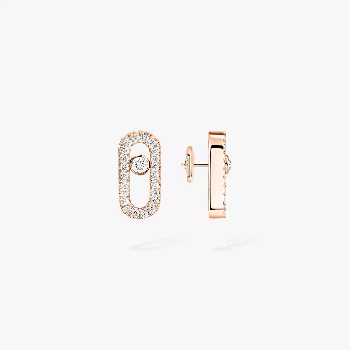 [Loran]MOVE UNO DIAMOND EARRINGS
