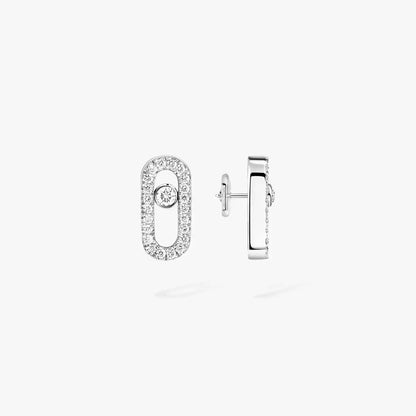 [Loran]MOVE UNO DIAMOND EARRINGS