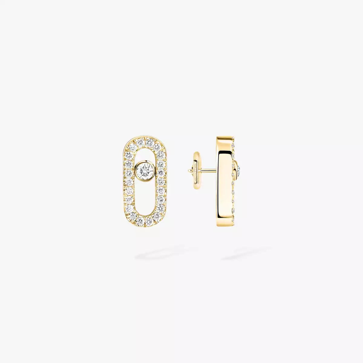 [Loran]MOVE UNO DIAMOND EARRINGS