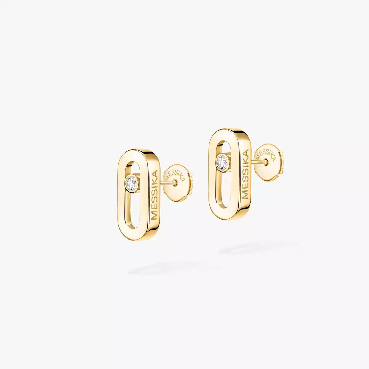 [Loran]MOVE UNO DIAMOND STUD EARRINGS