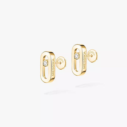 [Loran]MOVE UNO DIAMOND STUD EARRINGS
