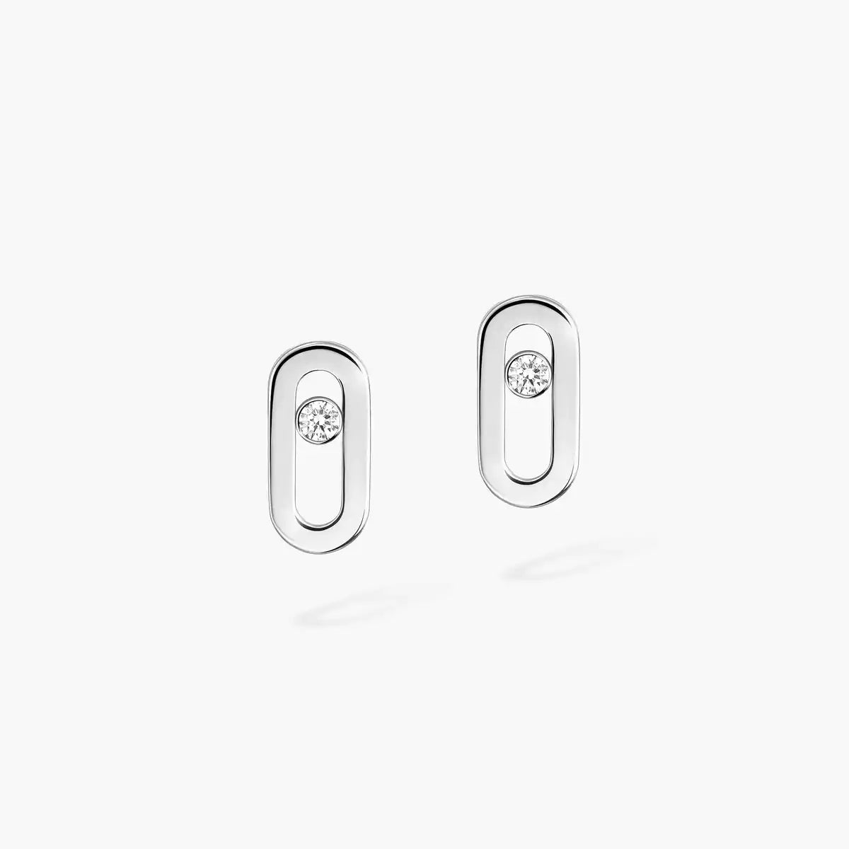[Loran]MOVE UNO DIAMOND STUD EARRINGS