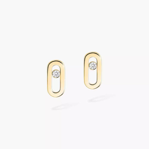 [Loran]MOVE UNO DIAMOND STUD EARRINGS