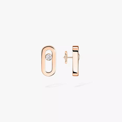 [Loran]MOVE UNO DIAMOND STUD EARRINGS