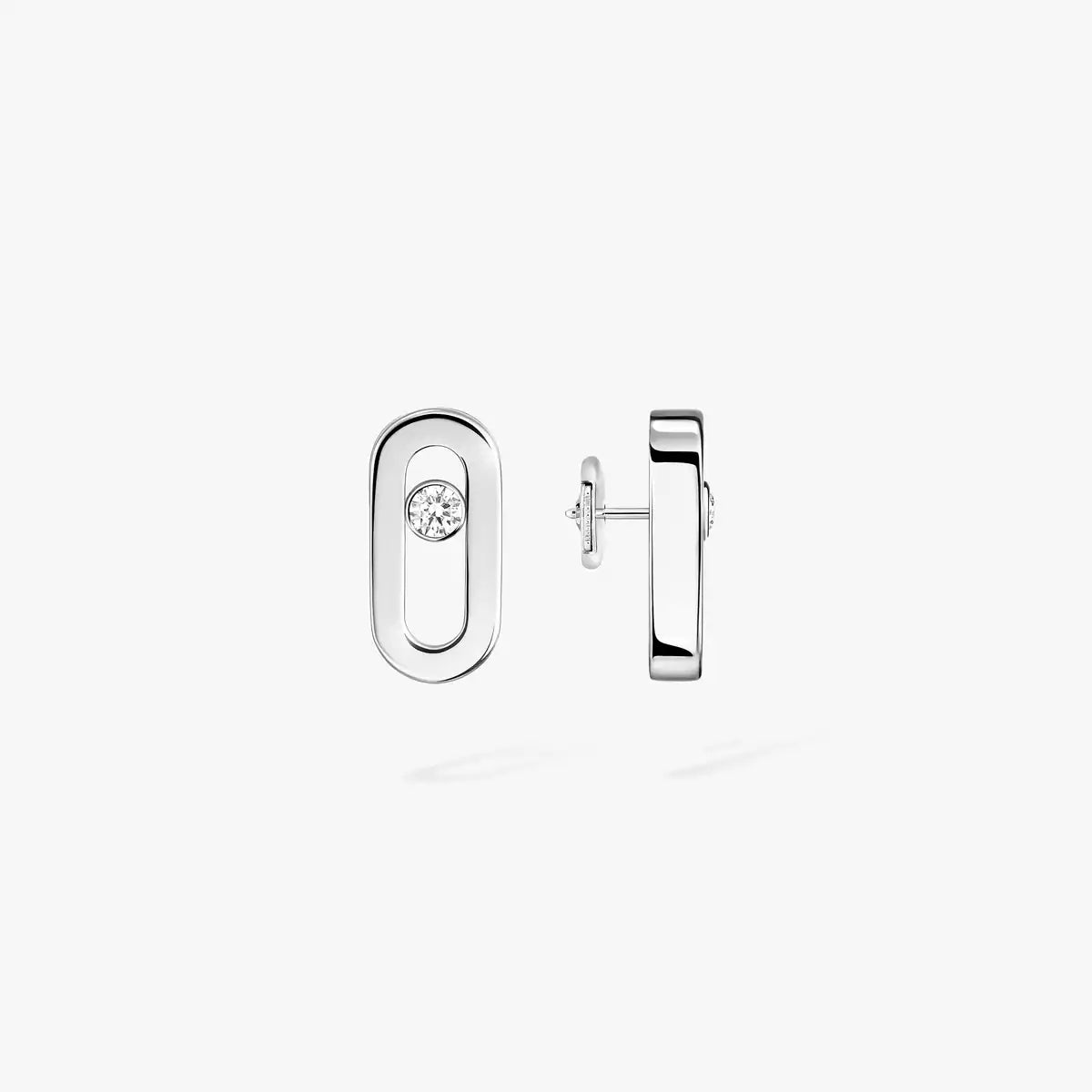 [Loran]MOVE UNO DIAMOND STUD EARRINGS