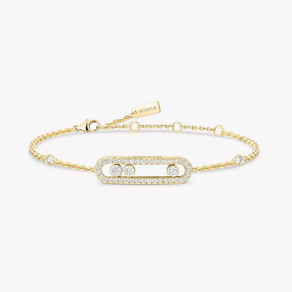 [Loran]PAVÉ BABY MOVE DIAMOND BRACELET