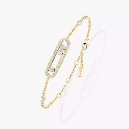 [Loran]PAVÉ BABY MOVE DIAMOND BRACELET