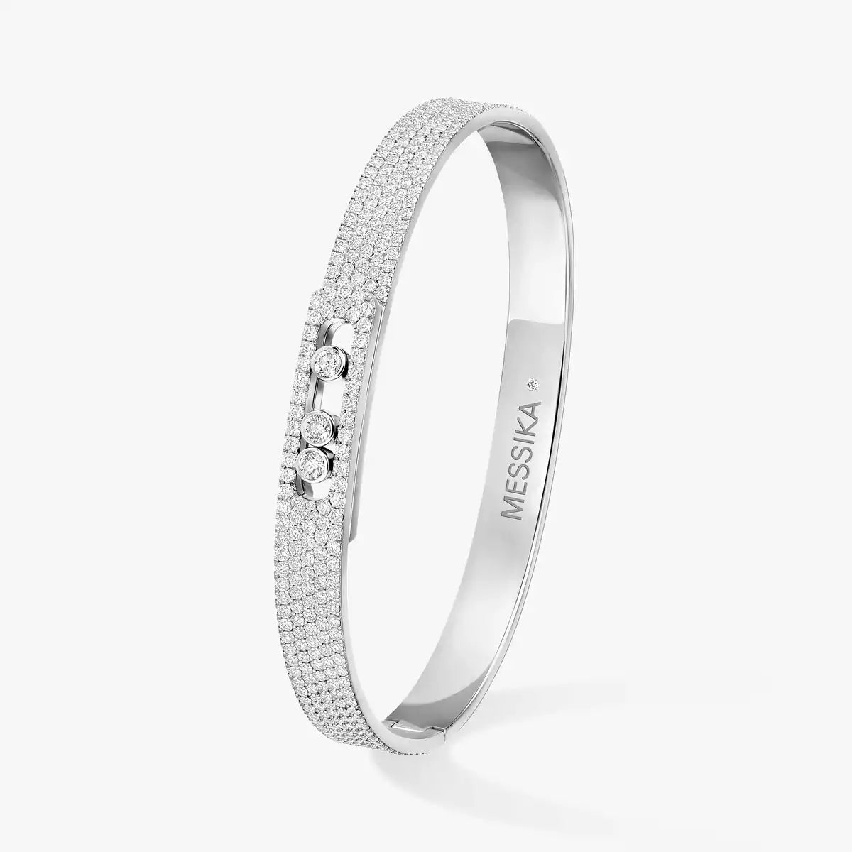 [Loran]MOVE NOA FULL-PAVÉ DIAMOND BANGLE BRACELET
