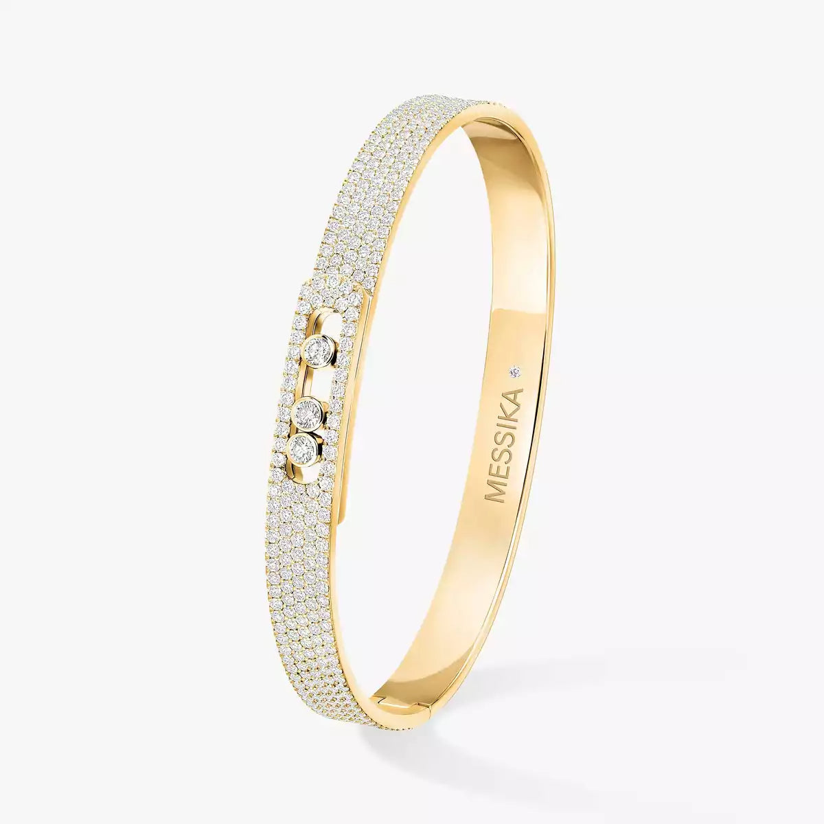 [Loran]MOVE NOA FULL-PAVÉ DIAMOND BANGLE BRACELET