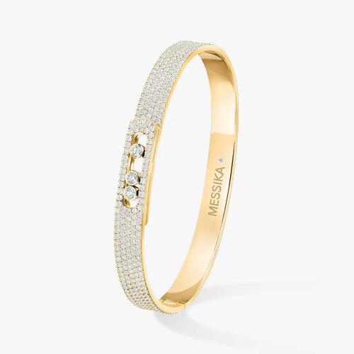 [Loran]MOVE NOA FULL-PAVÉ DIAMOND BANGLE BRACELET