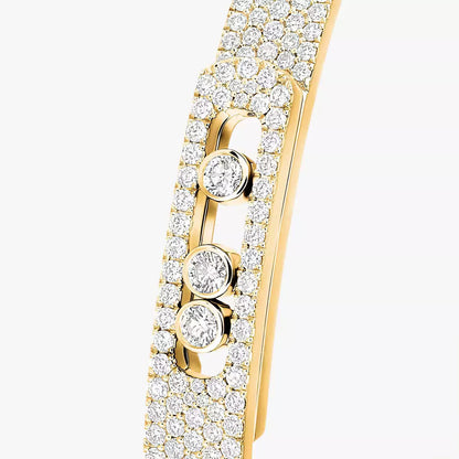 [Loran]MOVE NOA FULL-PAVÉ DIAMOND BANGLE BRACELET
