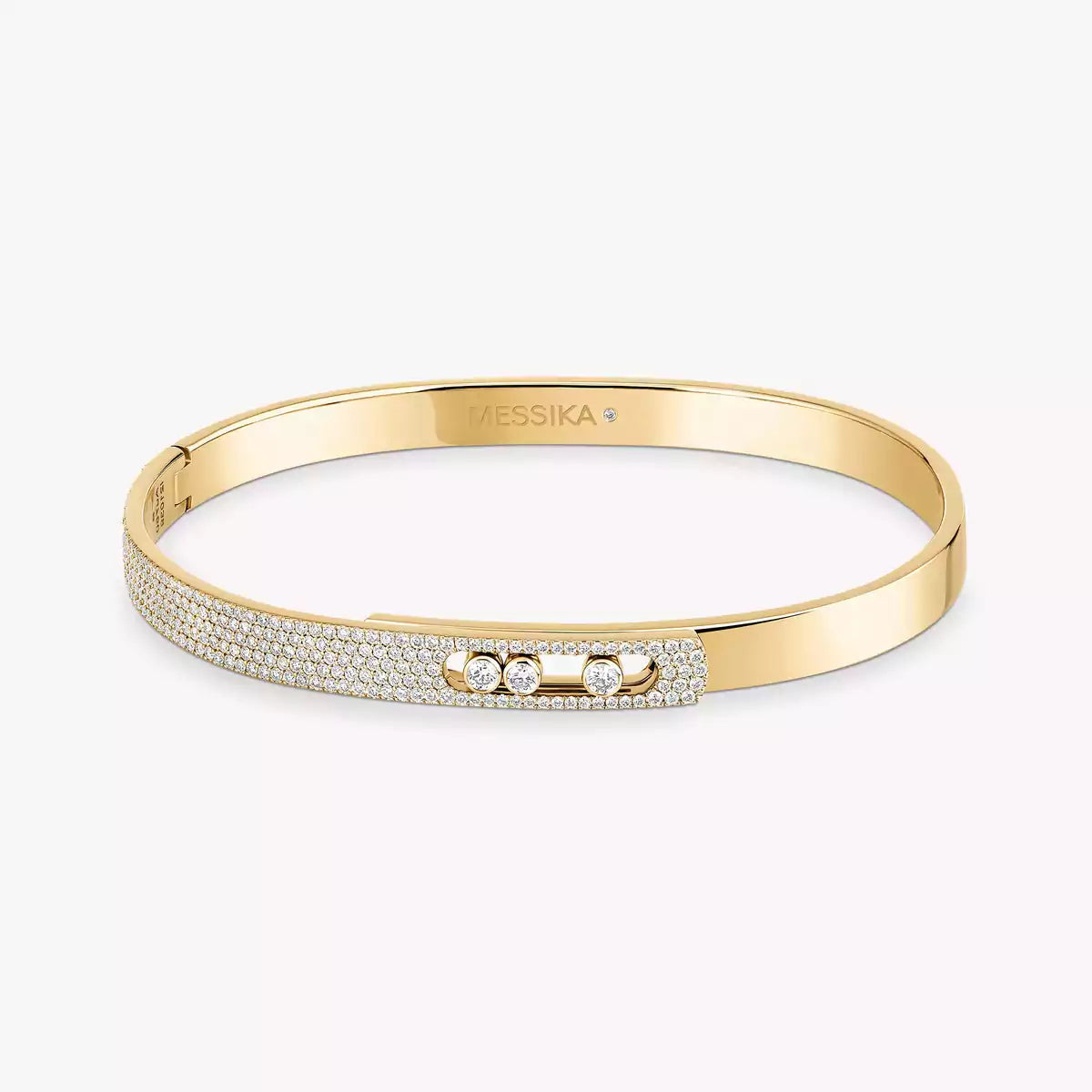[Loran]MOVE NOA PAVÉ DIAMOND BANGLE BRACELET