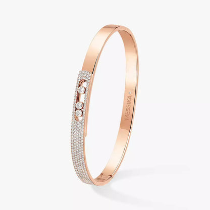 [Loran]MOVE NOA PAVÉ DIAMOND BANGLE BRACELET