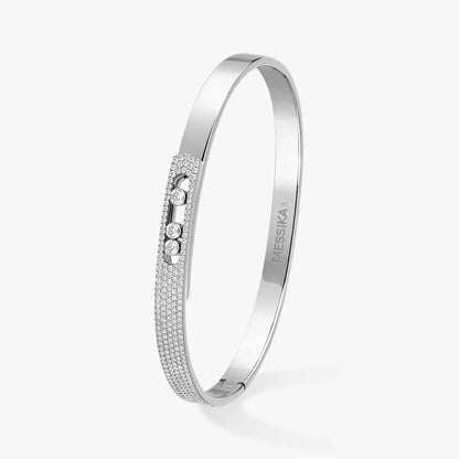 [Loran]MOVE NOA PAVÉ DIAMOND BANGLE BRACELET