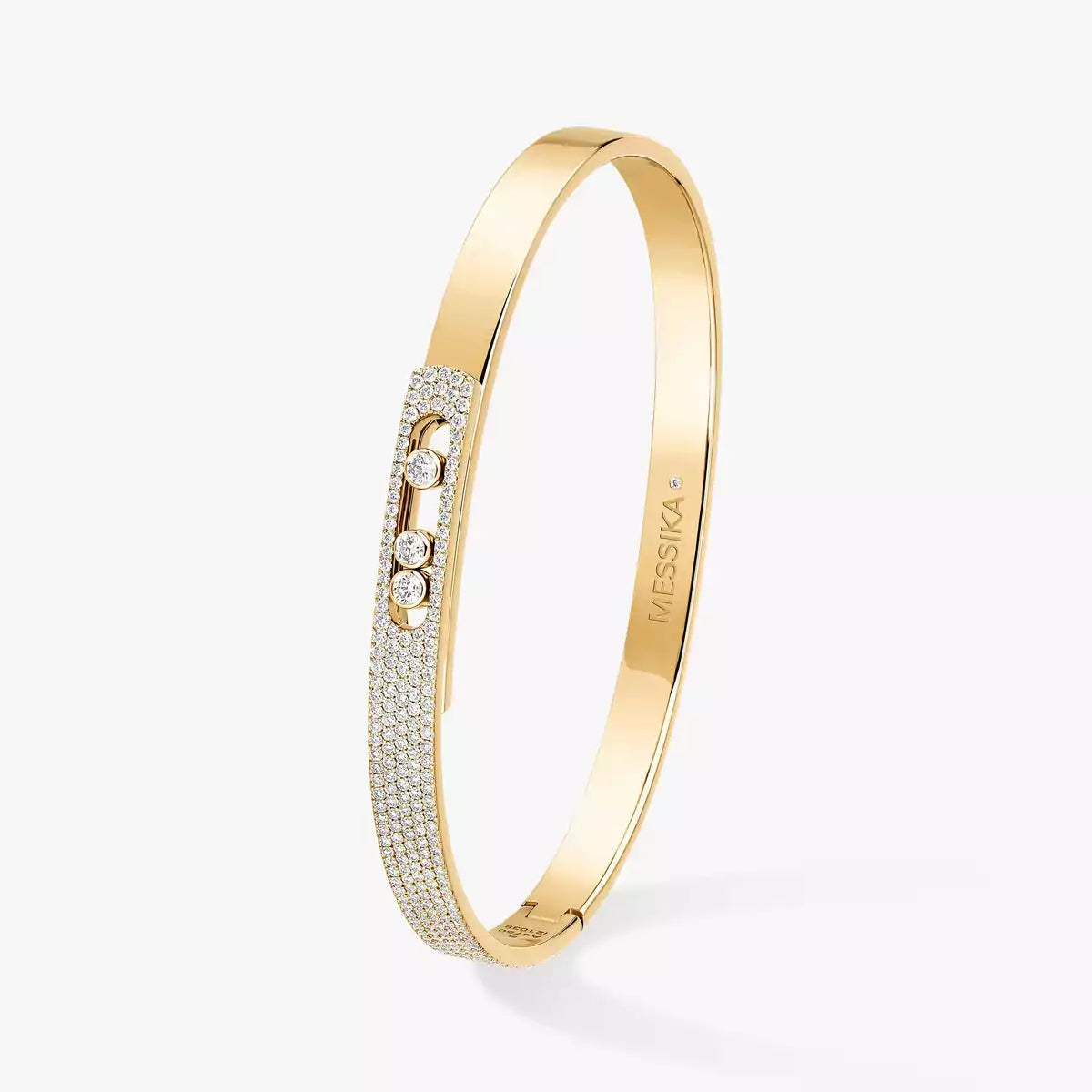[Loran]MOVE NOA PAVÉ DIAMOND BANGLE BRACELET
