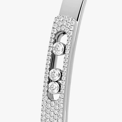 [Loran]MOVE NOA PAVÉ DIAMOND BANGLE BRACELET
