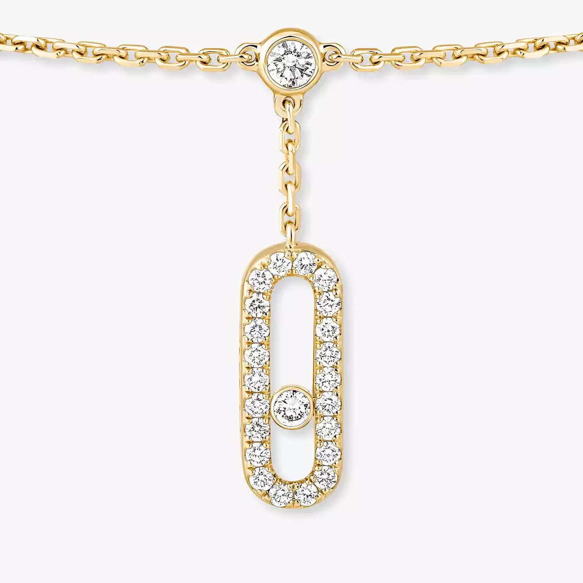 [Loran]MOVE UNO PAVÉ DIAMOND ANKLE BRACELET