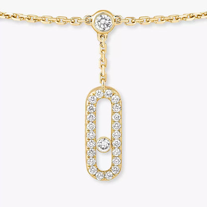 [Loran]MOVE UNO PAVÉ DIAMOND ANKLE BRACELET