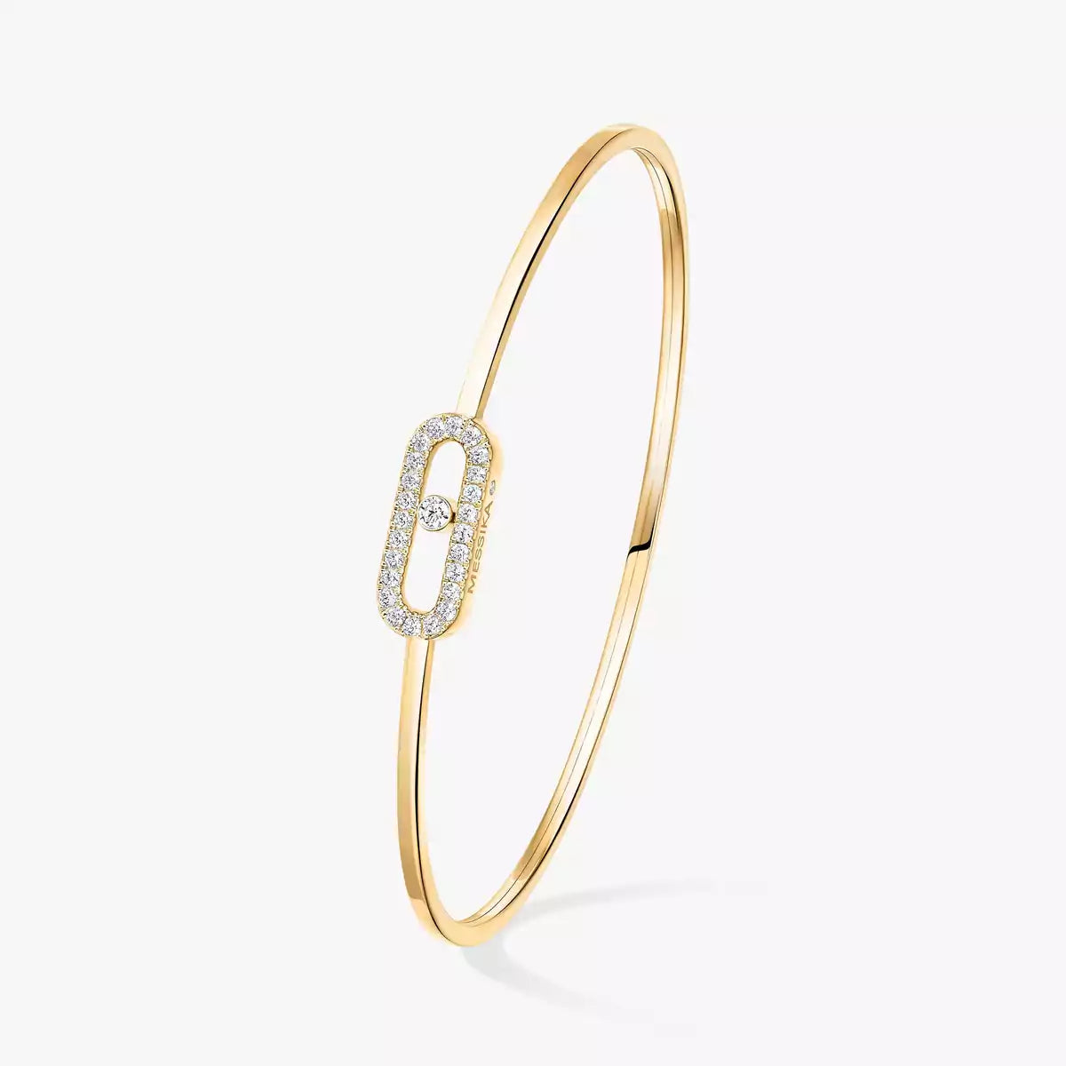 [Loran]MOVE UNO PAVÉ FLEX BANGLE (MEDIUM)