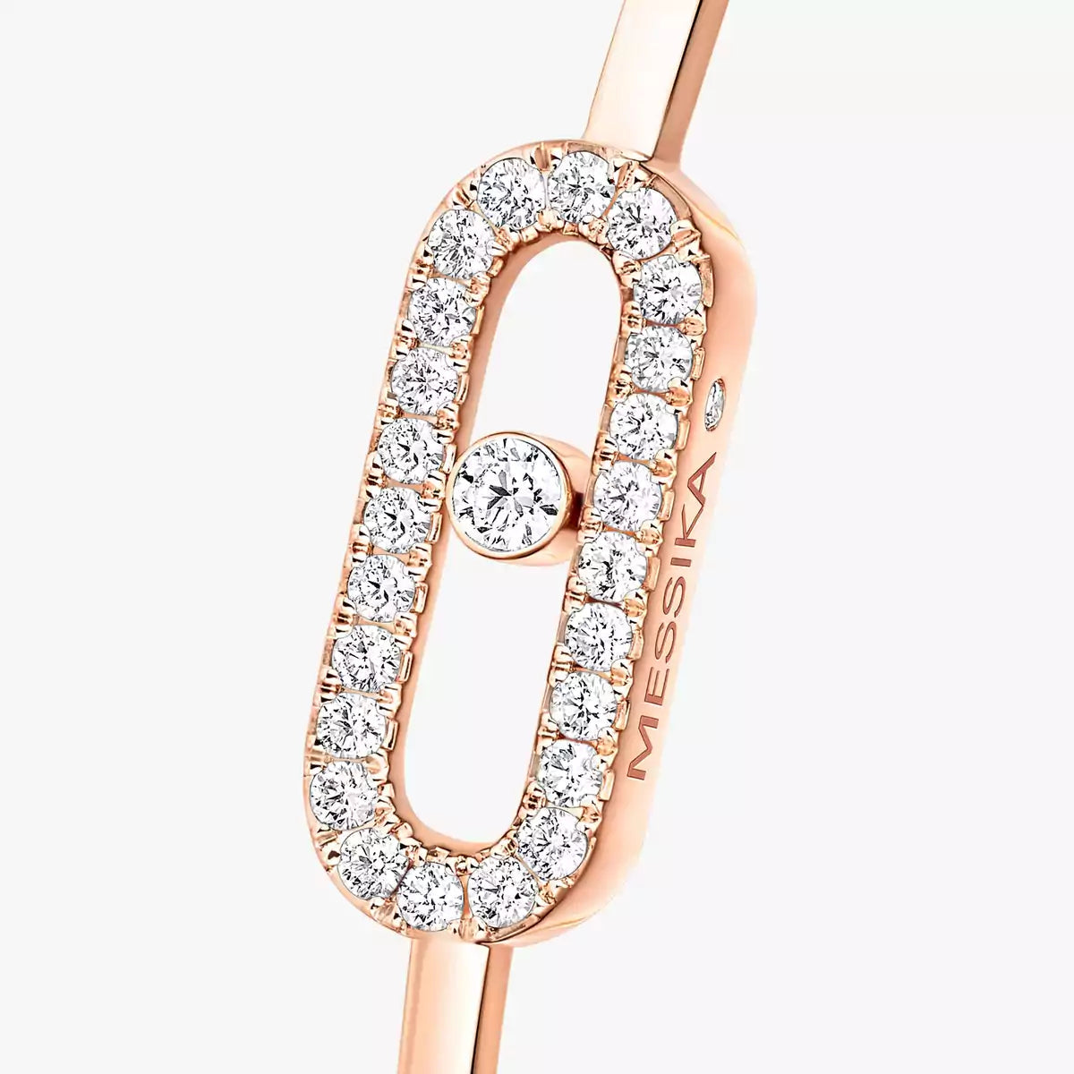 [Loran]MOVE UNO PAVÉ FLEX BANGLE (MEDIUM)