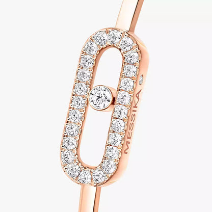 [Loran]MOVE UNO PAVÉ FLEX BANGLE (MEDIUM)