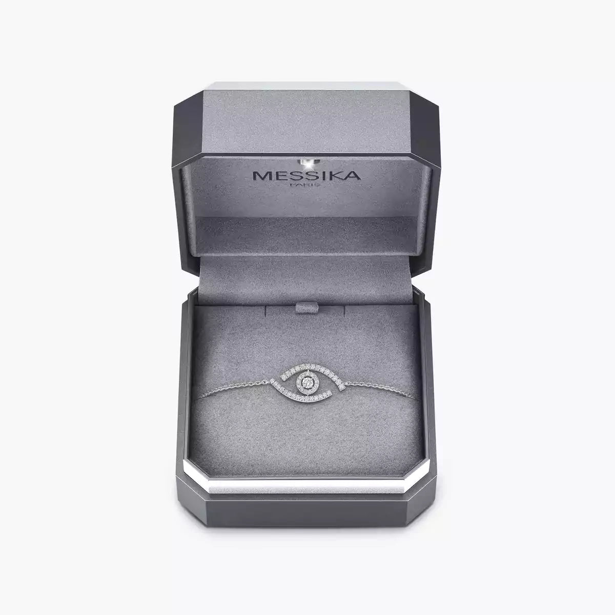 [Loran]LUCKY EYE PAVÉ-SET DIAMOND BRACELET