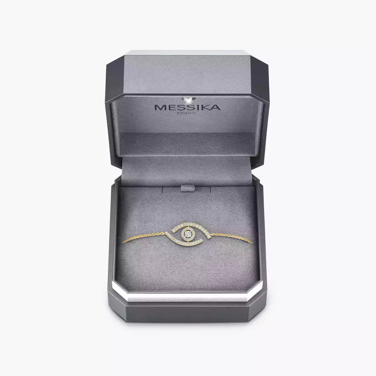 [Loran]LUCKY EYE PAVÉ-SET DIAMOND BRACELET