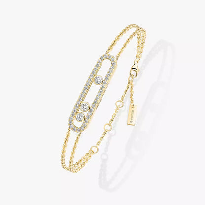 [Loran]MOVE CLASSIQUE PAVÉ DIAMOND BRACELET