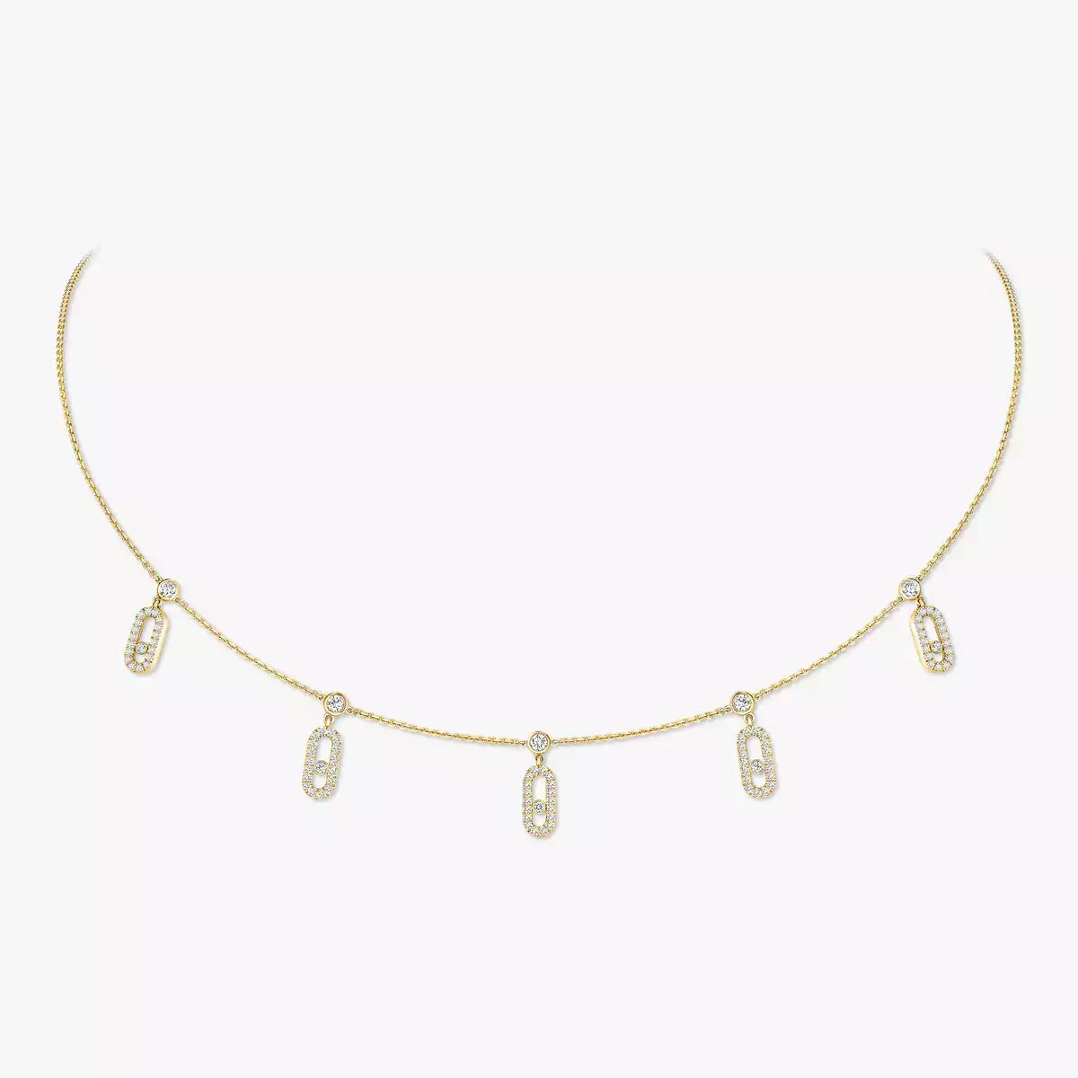 [Loran]MOVE UNO 5-PENDANT NECKLACE