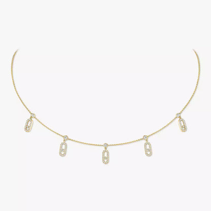 [Loran]MOVE UNO 5-PENDANT NECKLACE