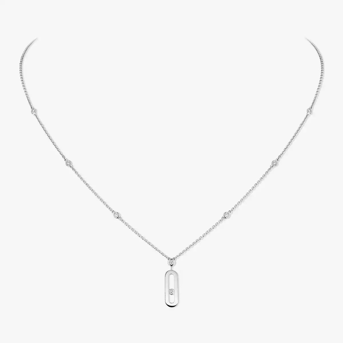[Loran]SIGNATURE FRAME NECKLACE