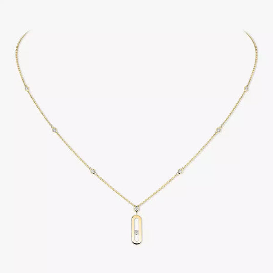 [Loran]SIGNATURE FRAME NECKLACE