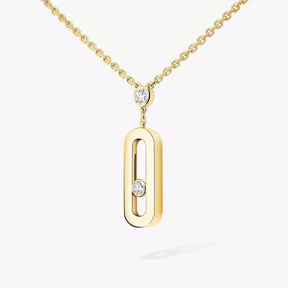 [Loran]SIGNATURE FRAME NECKLACE