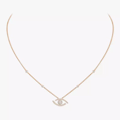[Loran]PAVÉ DIAMOND LUCKY EYE NECKLACE