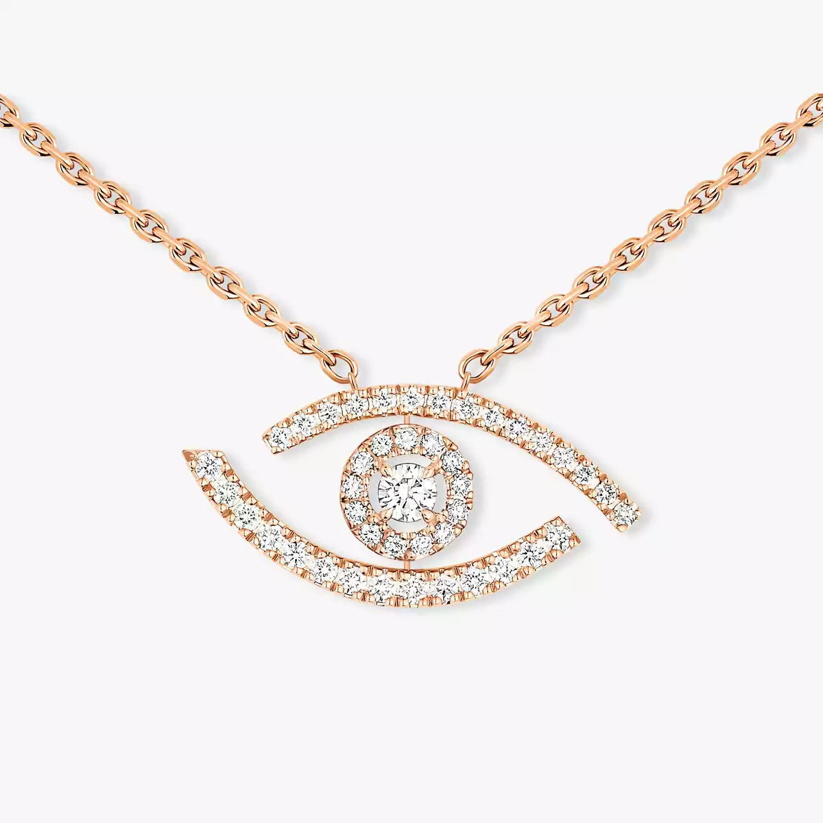 [Loran]PAVÉ DIAMOND LUCKY EYE NECKLACE