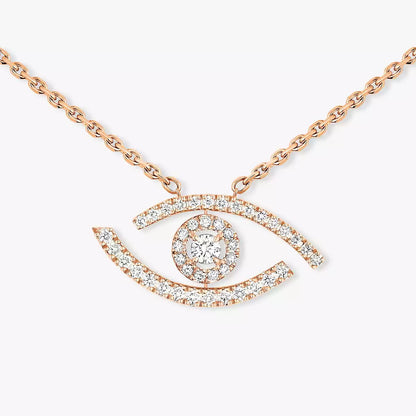 [Loran]PAVÉ DIAMOND LUCKY EYE NECKLACE